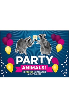 Party Animals! (Notecards): 10 Pop-Up Notecards &amp; Envelopes Cards 